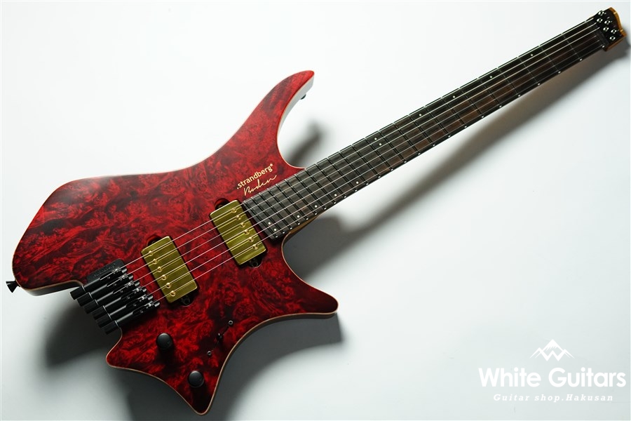 strandberg Boden J6 Custom - Red Tiger Semi Gloss | White Guitars Online  Store